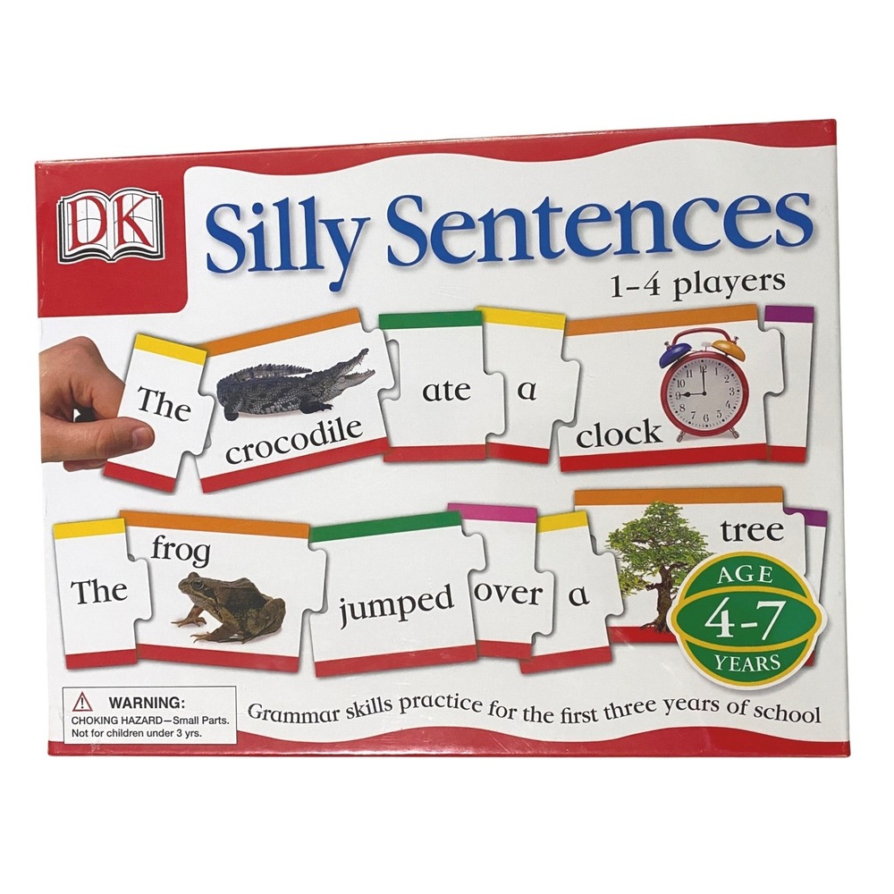 Vtg Y2K DK‎ Games Silly Sentences Homeschool Educational Grammar Language Arts